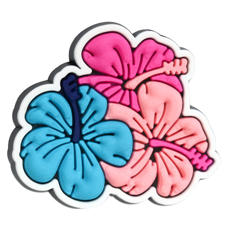 Wholesale   Random 100pcs/pack Small Flower Series Cartoon Beads